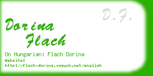 dorina flach business card